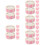 5 Pcs Envelope Seal Stickers Packaging Valentine'S Day Tag Labels 8