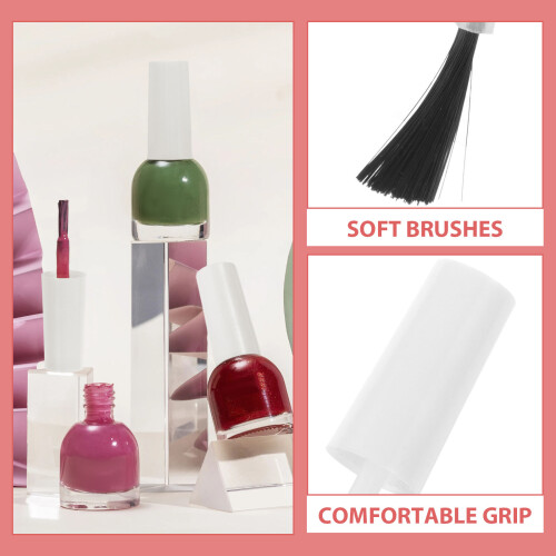 10Pcs Replacement Nail Polish Brush Cap For Dipping Powder 2