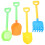3Sets Assorted Sand Toys Durable Plastic Beach Fun 7