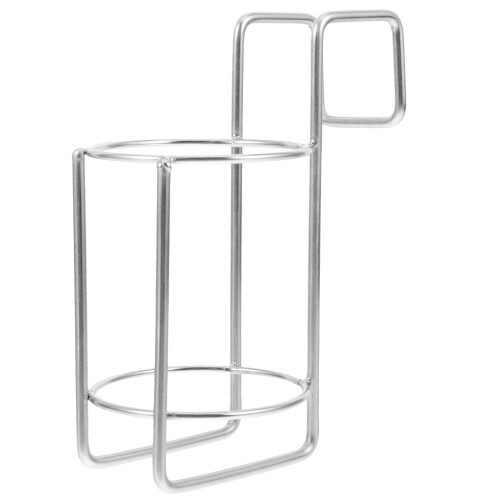 5Pcs Wall Mount Hand Rack Multifunctional Bottle Holder Silver