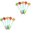 10Pcs Plastic Five-Finger Hand Clappers for Party Fun 4