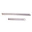6Pcs Silver Stainless Ruler Metal Office School Use Double-Sided Scale 9