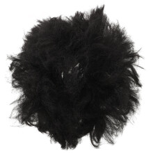 5St Zwarte Cosplay Pruik Voor Krullen