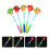 10Pcs Plastic Five-Finger Hand Clappers for Party Fun 10