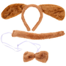 5Sets Tierkostüm Set Mit Bequemer Hundekopfbedeckung Für Bühne