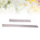 6Pcs Silver Stainless Ruler Metal Office School Use Double-Sided Scale 10