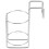 5Pcs Wall Mount Hand Rack Multifunctional Bottle Holder Silver 3