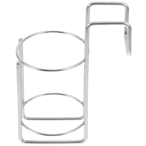 5Pcs Wall Mount Hand Rack Multifunctional Bottle Holder Silver 2
