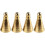4Pcs Brass Tower Incense Mold DIY Cone Making Tool Decor 4