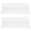 2Pcs Clear Acrylic Floating Shelf Wall Bracket Storage Stand for Home 7