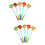 10Pcs Plastic Five-Finger Hand Clappers for Party Fun 8