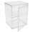 2Pcs Clear Double-Layer Bread Holder Acrylic Kitchen Counter Bread Box 1