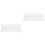 2Pcs Clear Acrylic Floating Shelf Wall Bracket Storage Stand for Home 6