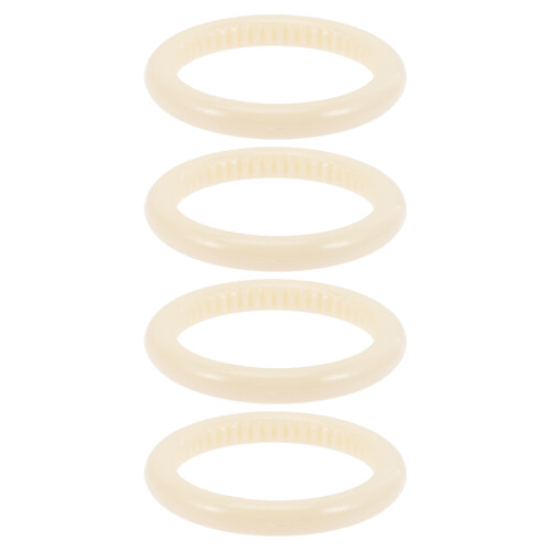 8Pcs Baby Wrap Ring White Plastic for Sling and Use