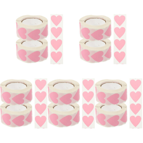 5 Pcs Envelope Seal Stickers Packaging Valentine'S Day Tag Labels 1
