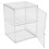 2Pcs Clear Double-Layer Bread Holder Acrylic Kitchen Counter Bread Box 3
