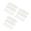90Pcs White Plastic Tubes with Caps for Craft Storage and Mailing 5