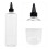 10Pcs Multi-Purpose Transparent Applicator Bottles for Hair Color 9