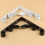 4 Pcs Wrought Iron White Triangle Table 10