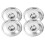 8Pcs Universal Stainless Steel Pot Lids Replacement Covers for Kitchen 2