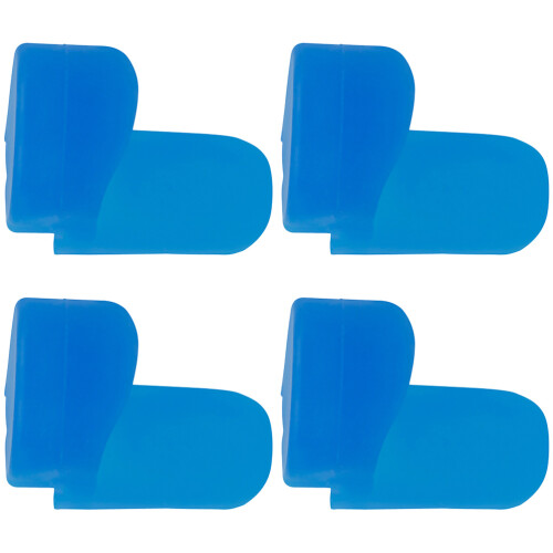 8Pcs Soft Silicone Clarinet Thumb Rest Pads Blue Support 2