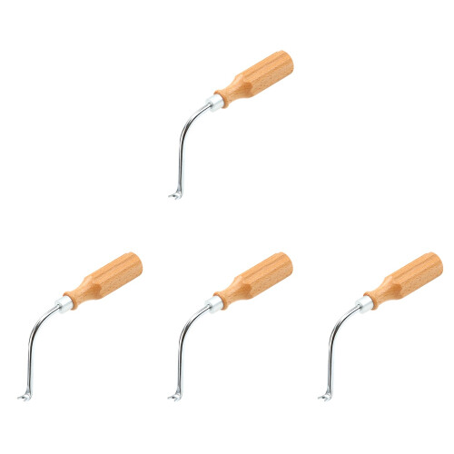 4Pcs Professional Piano Tuner Tool Metal Wood String Hook Accessory 2