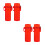 4Pcs Red Travel Lighter Case Protective Sleeve Lightweight Plastic 7