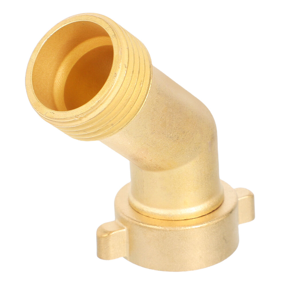 2Pcs Brass Elbow Rv Water Hose Adapter With Spacesaving Design Golden 3322160133877