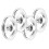 8Pcs Universal Stainless Steel Pot Lids Replacement Covers for Kitchen 3