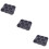 3Pcs Silicone Burger Mold 8-Cavity Nonstick Bread Pan for Kitchen 10