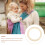 8Pcs Baby Wrap Ring White Plastic for Sling and Use 11