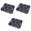 3Pcs Silicone Burger Mold 8-Cavity Nonstick Bread Pan for Kitchen 5