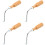 4Pcs Professional Piano Tuner Tool Metal Wood String Hook Accessory 6