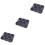 3Pcs Silicone Burger Mold 8-Cavity Nonstick Bread Pan for Kitchen 7