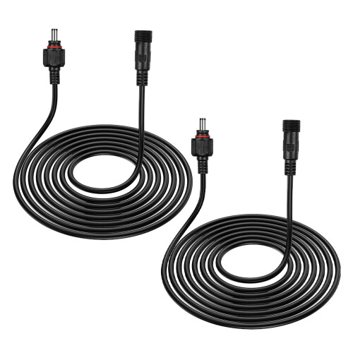5Pcs Black Solar Extension Cable for 3D Printer Dc Pumps Outdoor Use 1