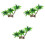 3Pcs Simulation Coconut Tree Models Creative Micro Landscape Ornaments 3