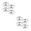 8Pcs Universal Stainless Steel Pot Lids Replacement Covers for Kitchen 6
