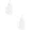 2Pcs Calf and Lamb Feeding Bottles White Plastic Anti-Bite Easy Clean 8