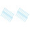 200Pcs Durable Sky-Blue Wood Tees for Golf Depth 2