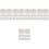50Pcs Home Use Corner Protectors White Pe Material Table Edge Guards 6