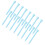 200Pcs Durable Sky-Blue Wood Tees for Golf Depth 1
