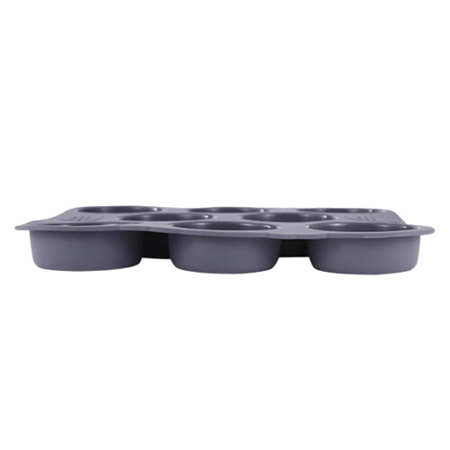 3Pcs Silicone Burger Mold 8-Cavity Nonstick Bread Pan for Kitchen 1