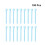 200Pcs Durable Sky-Blue Wood Tees for Golf Depth 11