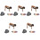 5Sets Multi-Function Guitar Capo and Pick Holder with Sturdy ABS Picks 5