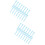 200Pcs Durable Sky-Blue Wood Tees for Golf Depth 7