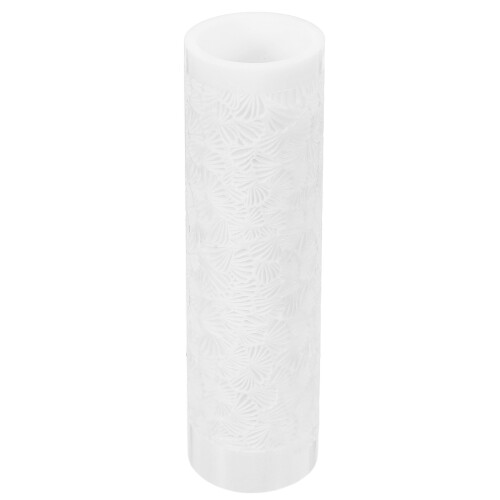 3Pcs Compact White Clay Rolling Pins for Pottery and DIY Art