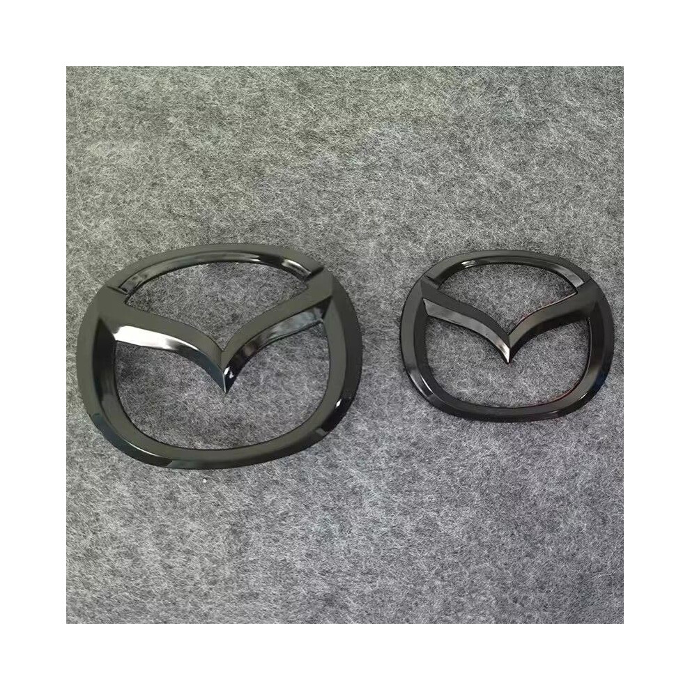 Emblem Badge Set For Mazda Cx30 20192025 Front And Rear Decal Sporty Upgrade Black 9053599190677