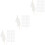 150Pcs White Hand Waving Flags Durable Polyester Wood Party Use 7