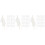 150Pcs White Hand Waving Flags Durable Polyester Wood Party Use 6