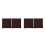 4Pcs Brown Wool Felt Sheets Stiffened Fabric for Drum Needle Felting 8